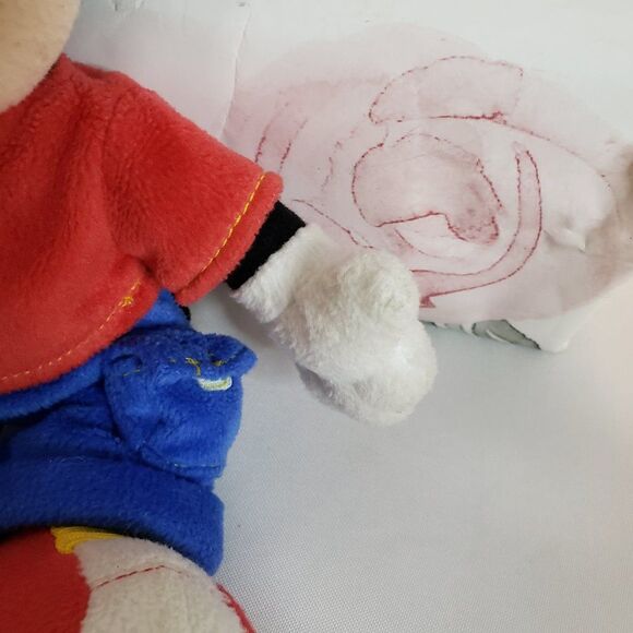 Vintage 2001 Fisher Price Mickey Mouse Plush Doll 10" Red Shirt Stuffed Toy - Picture 4 of 9